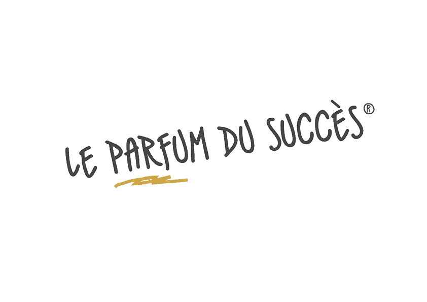 Logo le parfum du succès_gold_landscape_met r